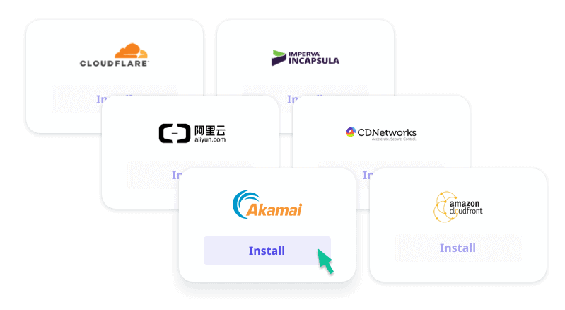 subscribe to multiple top tier cdns via marketplace